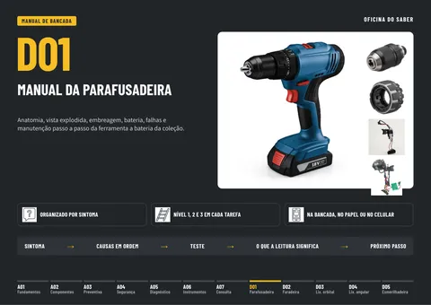 Capa do Manual da Parafusadeira