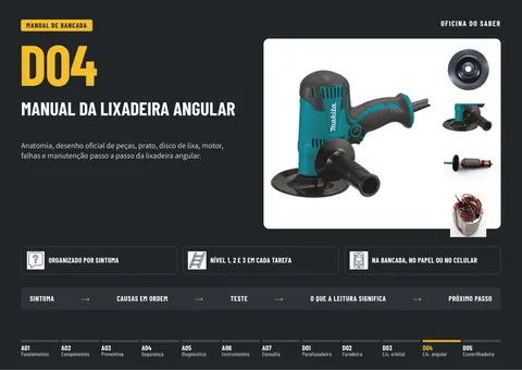 Capa do Manual da Lixadeira Angular